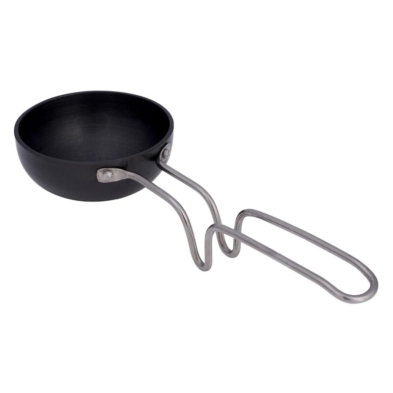 Big Tadka Pan | chhonk pan | Frying Pan | Dal Tadka Pan with Steel Handle for Kitchen Tossing pan, Oil Heater - Image 3