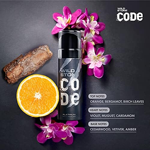 4x Wild Stone CODE Platinum Body Perfume for Men, 150ml each - Pack of 4 - Image 5