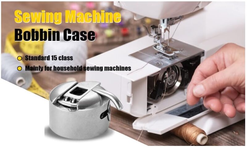 Zenith Original Bobbin Case for Singer/Usha/Brother and Other Front Loading Automatic Sewing Machines (Steel) - 3 Piece - Image 3