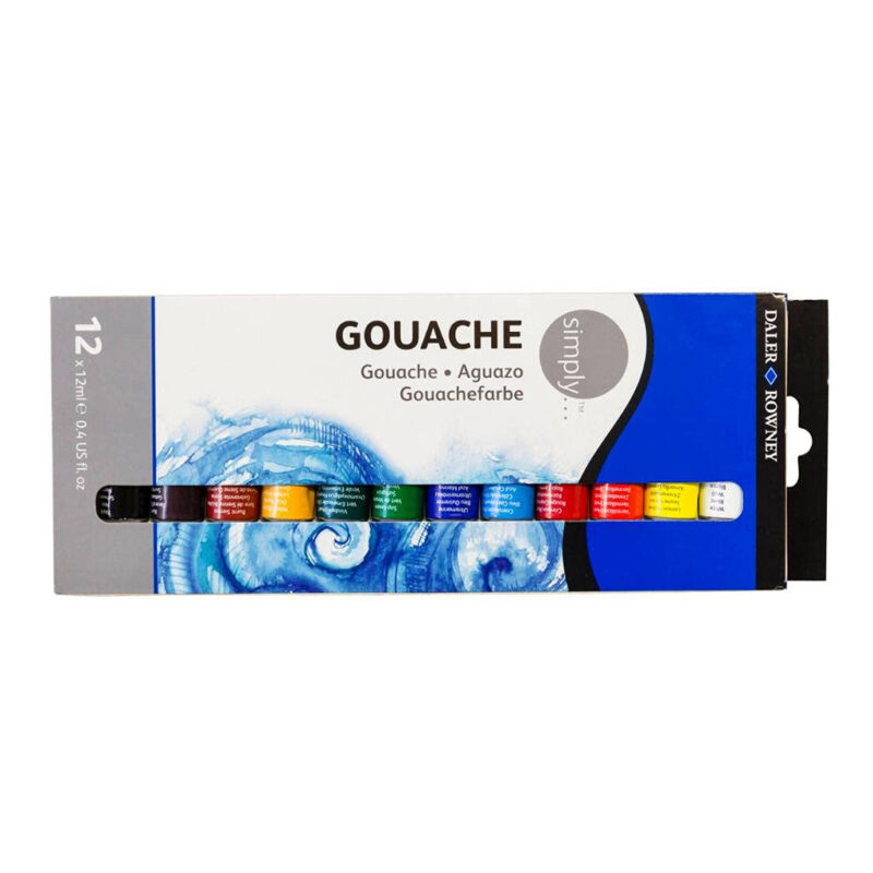 Daler Rowney Gouache Tube Set- Multicolour 12Ml