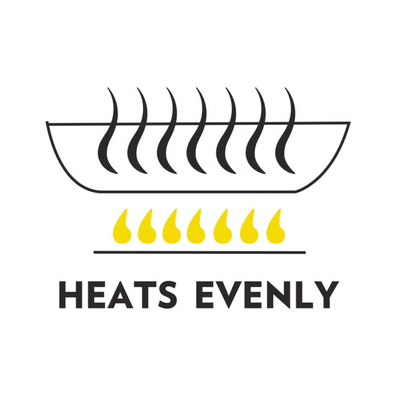 Borosil Cookfresh Stainless Steel Frying Pan 2.2 L (24 cm) | Impact Bonded Tri-ply Bottom | Gas Stove, Induction, Hot Plate Friendly | Uniform Heating, Cooltouch Handle | Skillet Fry Pan - Image 5