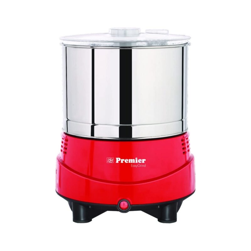 Premier Easy Grind Grinder_ 2-Liter, 230v Appliance in Vibrant Red, Pink, and Yellow (Colour Code-03929) Offers Efficient Grinding for Large Quantities, User-Friendly Design