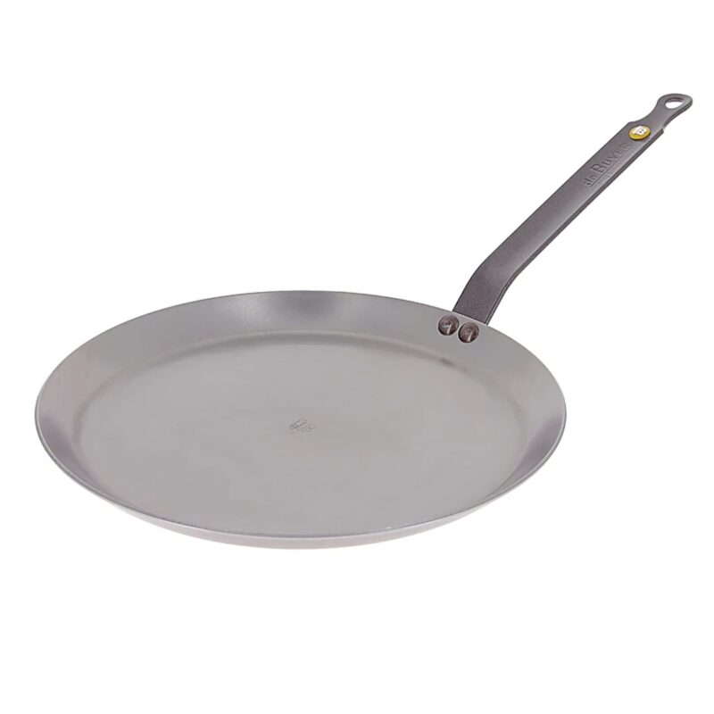 Mineral B Round Carbon Steel Crepe/Tortilla Pan 10.25-Inch