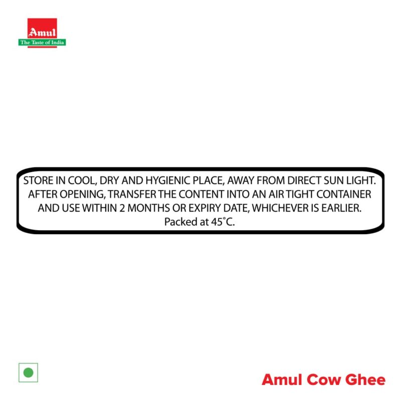 Amul Cow Ghee, 1 Liter Tetra Pk - Image 4