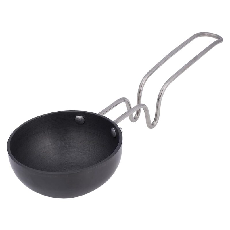 Big Tadka Pan | chhonk pan | Frying Pan | Dal Tadka Pan with Steel Handle for Kitchen Tossing pan, Oil Heater - Image 6