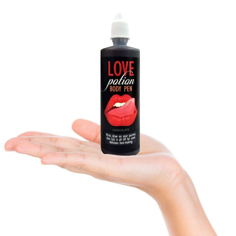 exciting Lives - Love Potion Body Pen - Chocolate Ink to write on Skin - Gift for Valentine's Day, For Girlfriend, Wife, Husband, Boyfriend, Lovers, Couples - Anniversary, Birthday - 80gms - Image 4