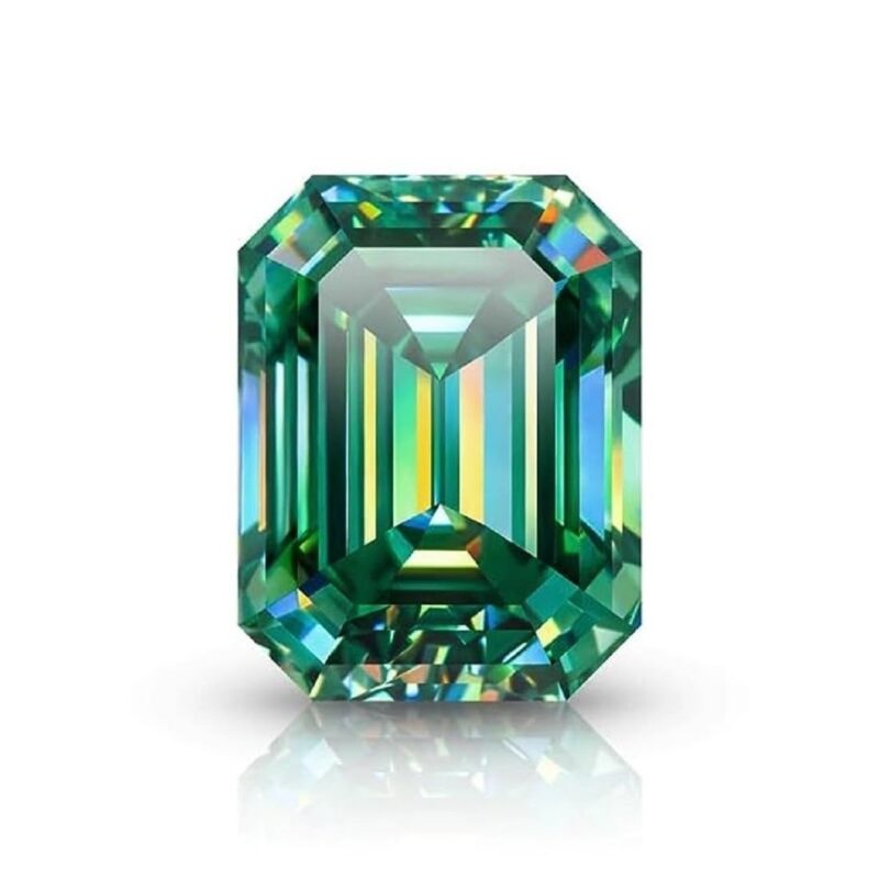 Akshita gems Natural Emerald Stone with Lab Certified Card/Zambian Quality 10.25 Carat / 9.52 Ratti Unheated Untreated Green Original Emerald/Panna Loose Precious