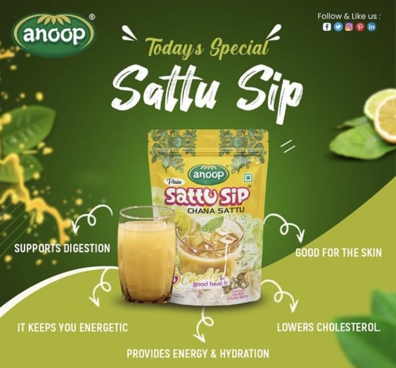 Anoop Sattu (Channa Sattu Sip) (500gms*4) Pack of 4 (2kg) - Image 2