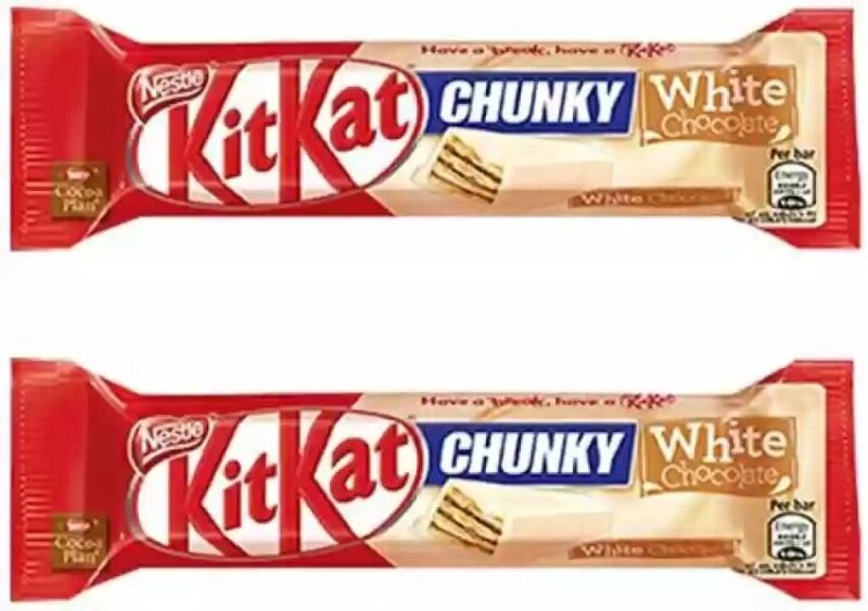 24x Nestle KitKat Chunky White Chocolate With Crispy Wafer Fingers With Layer of Smooth White Chocolate 40g X 24 Pieces Box - Image 6