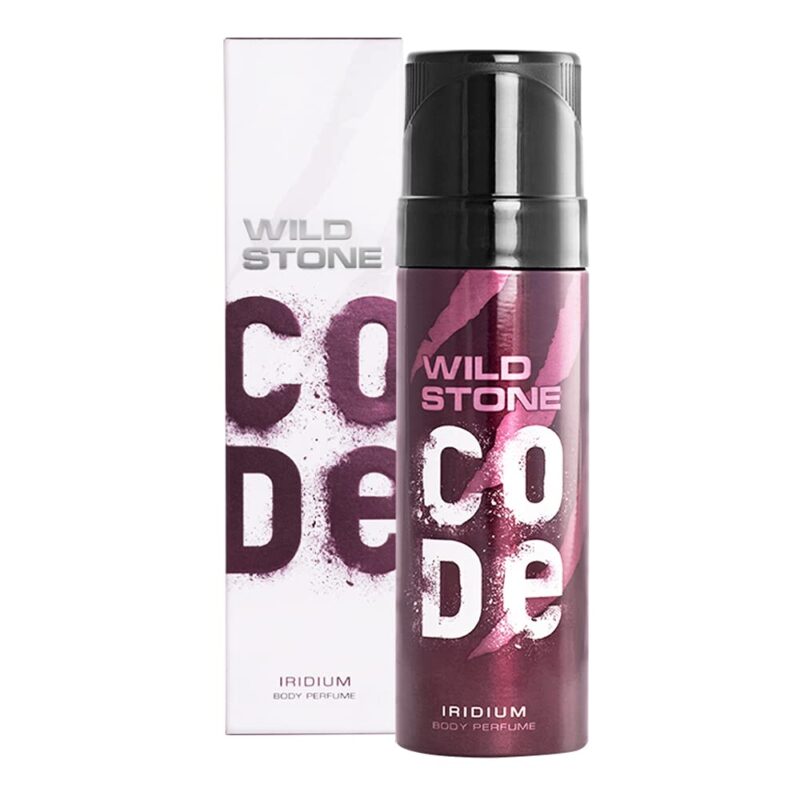 4x Wild Stone CODE Iridium Body Perfume for Men, 150ml - Pack of 4