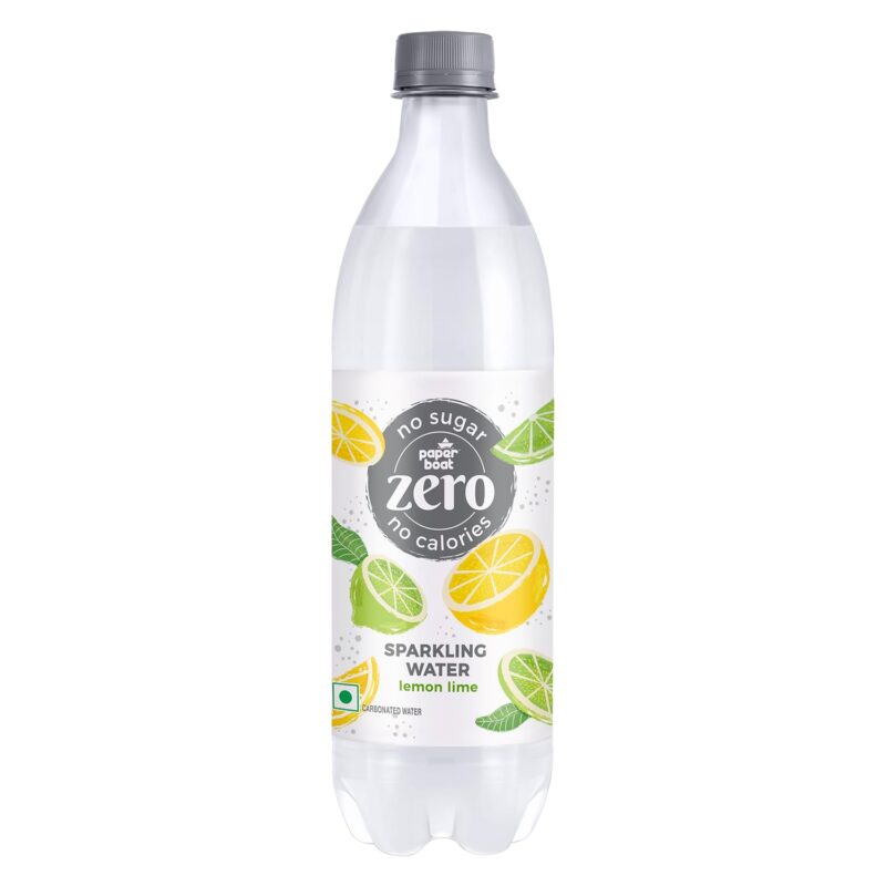 Paper Boat Lemon Lime Sparkling Water, 600ml each