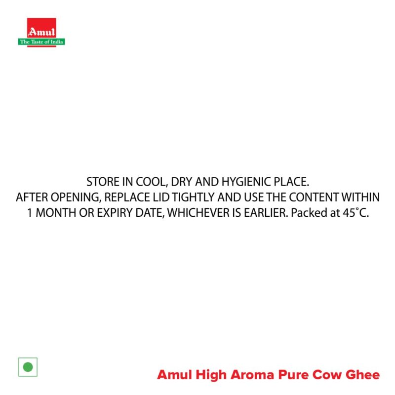Amul High Aroma Cow Ghee, 200 Ml Jar - Image 5