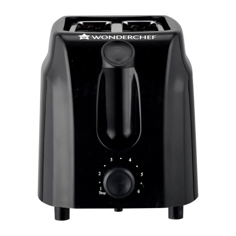 Acura Plus Pop Up Slice Toaster, 750W, 7 Browning Controls, Removable Crumb Tray, 2 Years Warranty, Black - Image 4
