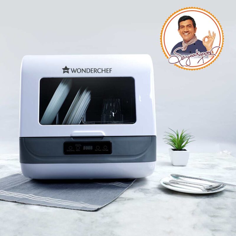 CounterTop Dishwasher, 1250W, 72°C High Temperature Sterilization, 360°Double Spray, Effective Drying System, Portable, 9L - Image 5