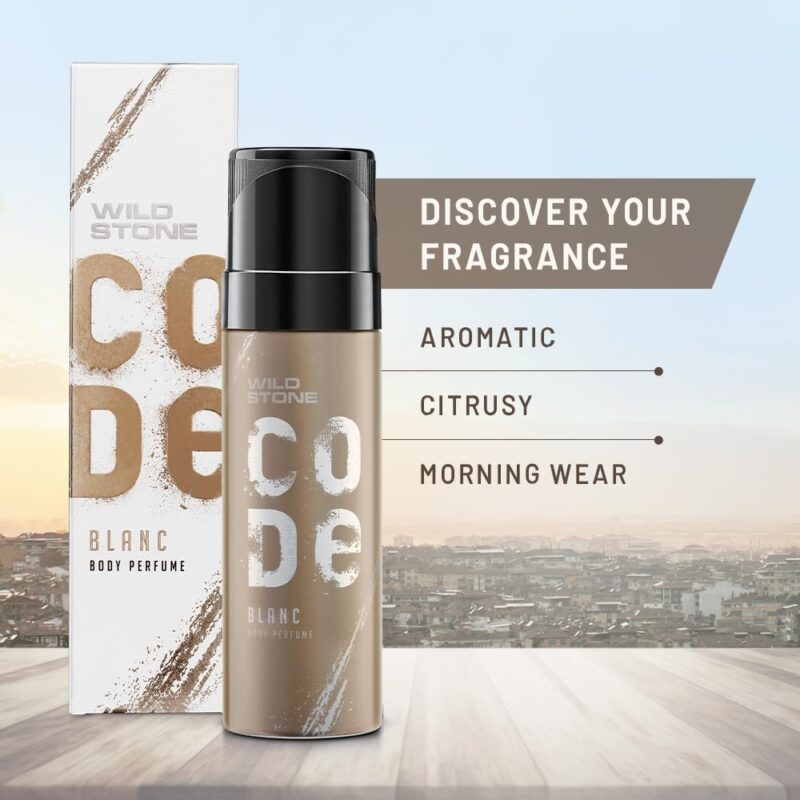 4x Wild Stone CODE Blanc Body Perfume for Men, 150 Ml - Pack of 4 - Image 2