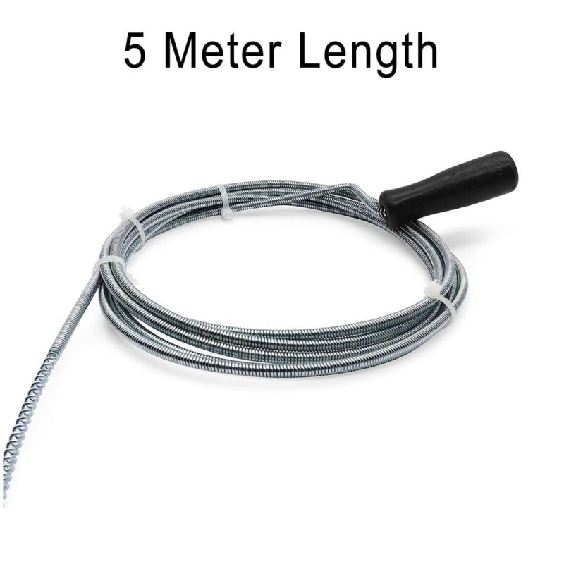 B.K.Jagan and Co Metal Sink & Drain Cleaner Spring Wire Waste Pipe Sink Cleaner Snake Unblocker Hair Drain Cleaner 5 Mtr. Length - Image 4