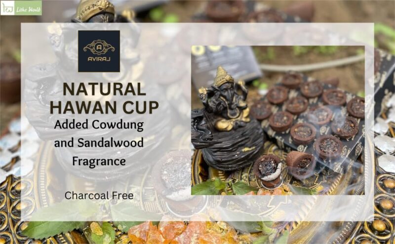 Aviraj Loban Cups Dhoop for Pooja (72 Cups) | Havan Cups for Pooja | Natural Guggal/Sambrani Cup Dhoop Original | Charcoal Free | Pack of 6 Trays - Image 5