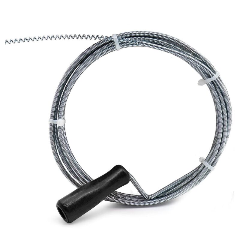 B.K.Jagan and Co Metal Sink & Drain Cleaner Spring Wire Waste Pipe Sink Cleaner Snake Unblocker Hair Drain Cleaner 5 Mtr. Length