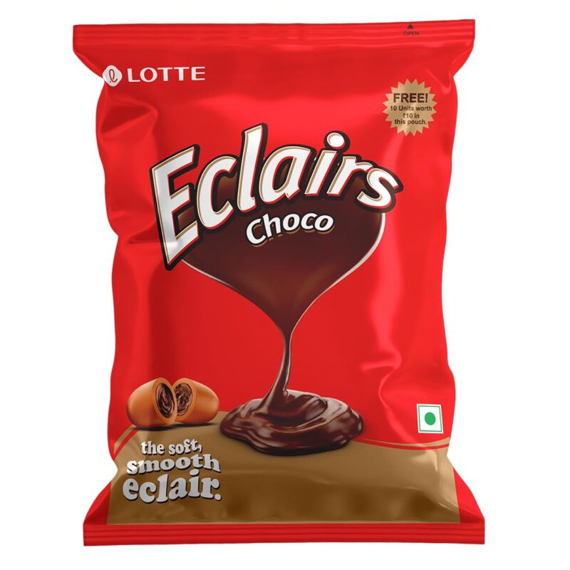 2x Lotte Candies Eclairs, 418g (Pack of 2)