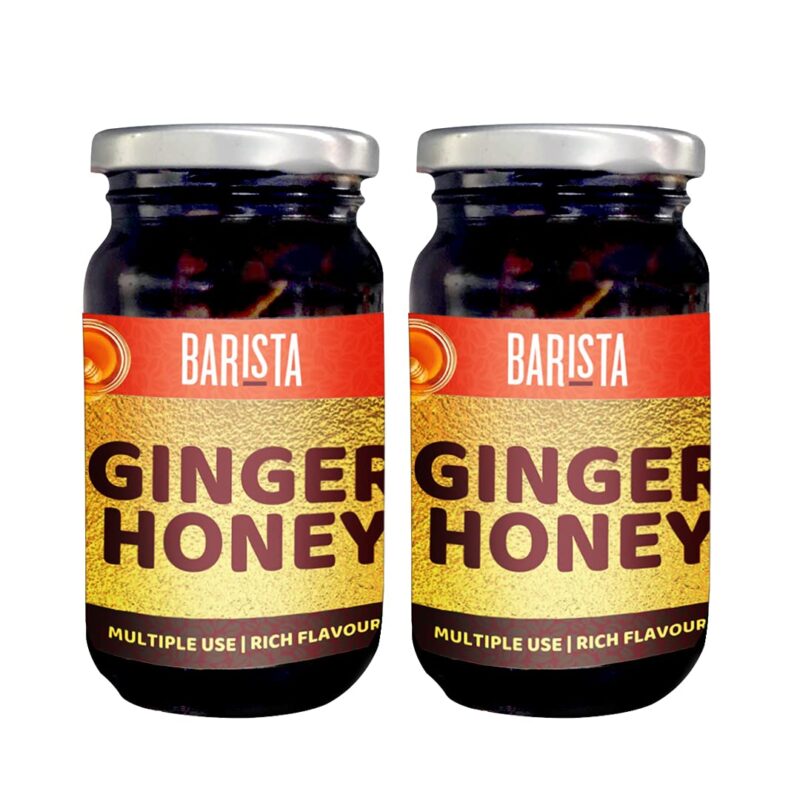 Barista Coffee Company Honey Ginger Tea Concentrate, Tasty Tea in Syrup Form, 2 x 230g | Pack of 2