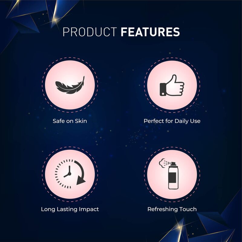 ENVY Fiery Deo & Magnetic Deo - 140ML Each & Noir Deo- 120ML (Combo Pack of 3) | Long Lasting Deodorant Fragrance for Men - Image 2