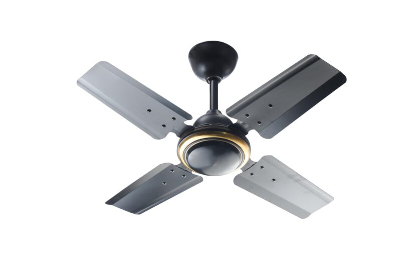 ELMONT SPEEDO 600 mm / 24 Inch High Speed 4 Blade Ceiling Fan Suitable for Balcony/Small Room Kitchen/Veranda/TOILET, brown