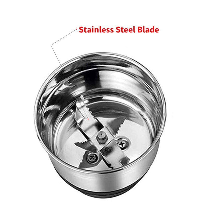 AADHIK Mixer Jar 400 ml Chutney Jar, Quality Stainless Steel Blades, Suitable for All mixer Grinder With 4 Teeth Lock- Pack Of 1 - Image 3