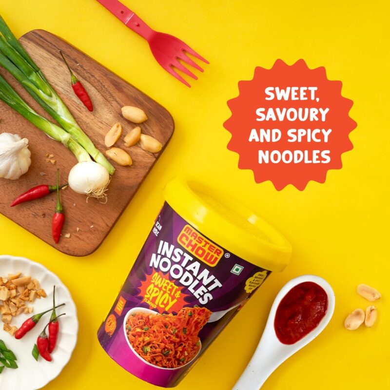 25x Masterchow Sweet & Spicy Instant Cup Noodles - 100g - Pack of 25 - Image 7