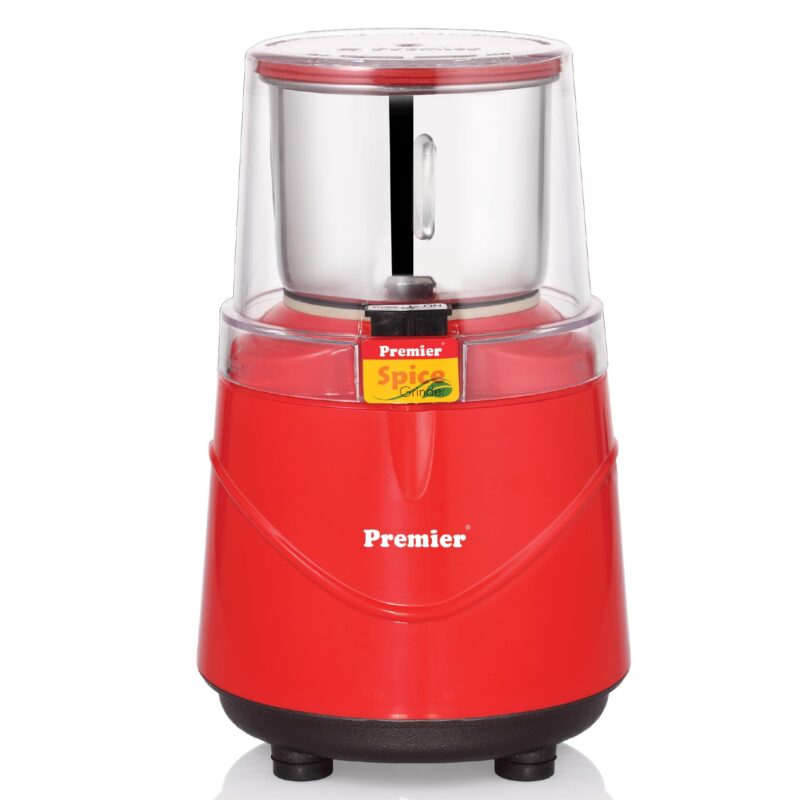Premier Spice Grinder KM-521 | 350W Wet & Dry Multifunction Food Grinder |Stainless Steel Herbs, Spices, Nuts, and Grain Grinder for Home & Office with Detachable Jar