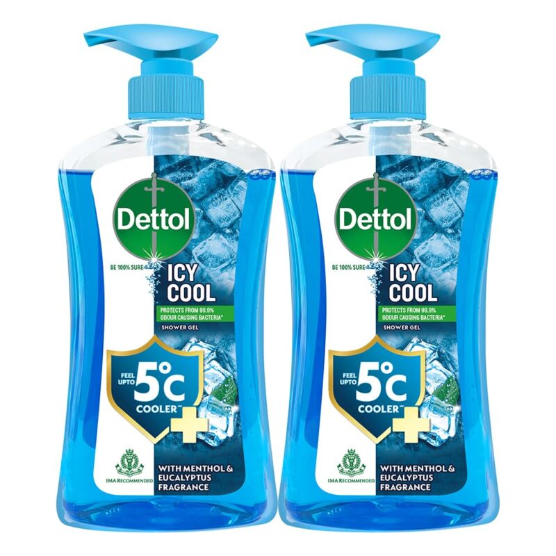Dettol Body Wash and Shower Gel, Cool-500ml,Pack Of 2