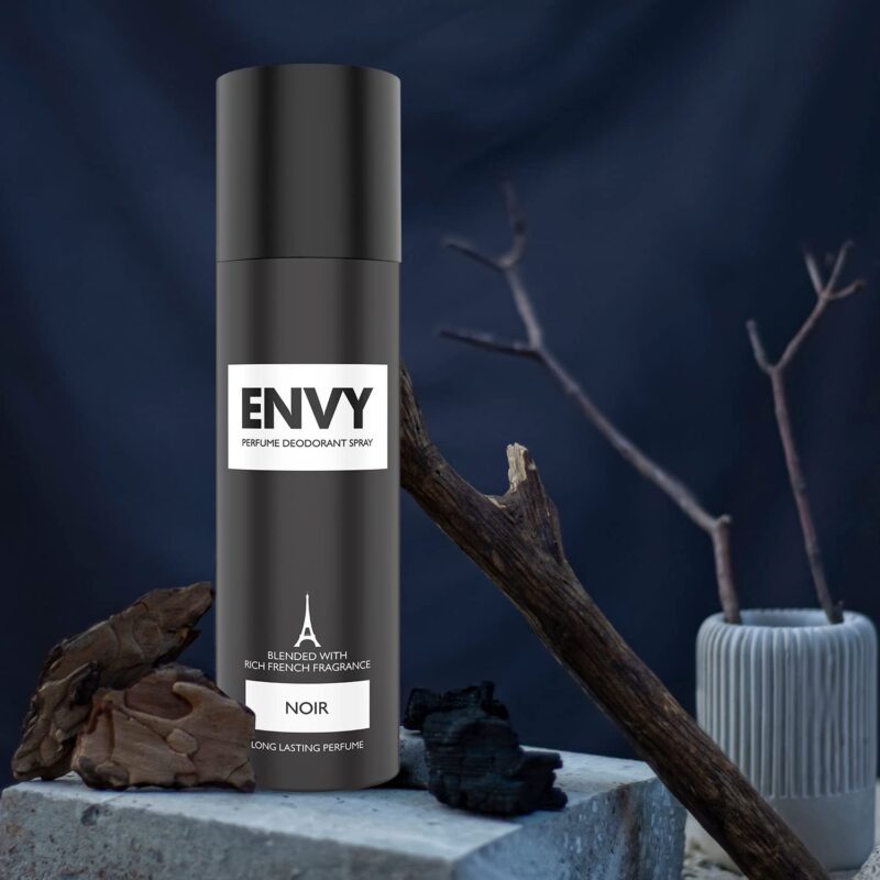 ENVY Fiery Deo & Magnetic Deo - 140ML Each & Noir Deo- 120ML (Combo Pack of 3) | Long Lasting Deodorant Fragrance for Men - Image 4