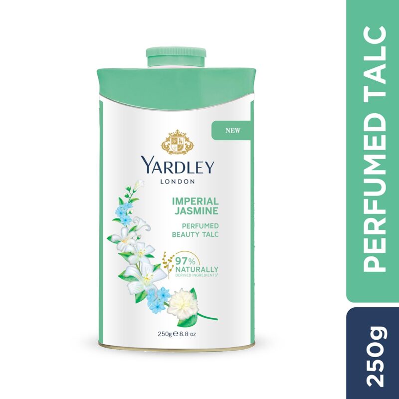 4x Yardley London Imperial Jasmine Perfumed Talc| Fragrant Beauty Talc for Women| Smooth Texture| 250g - Pack of 4 - Image 10