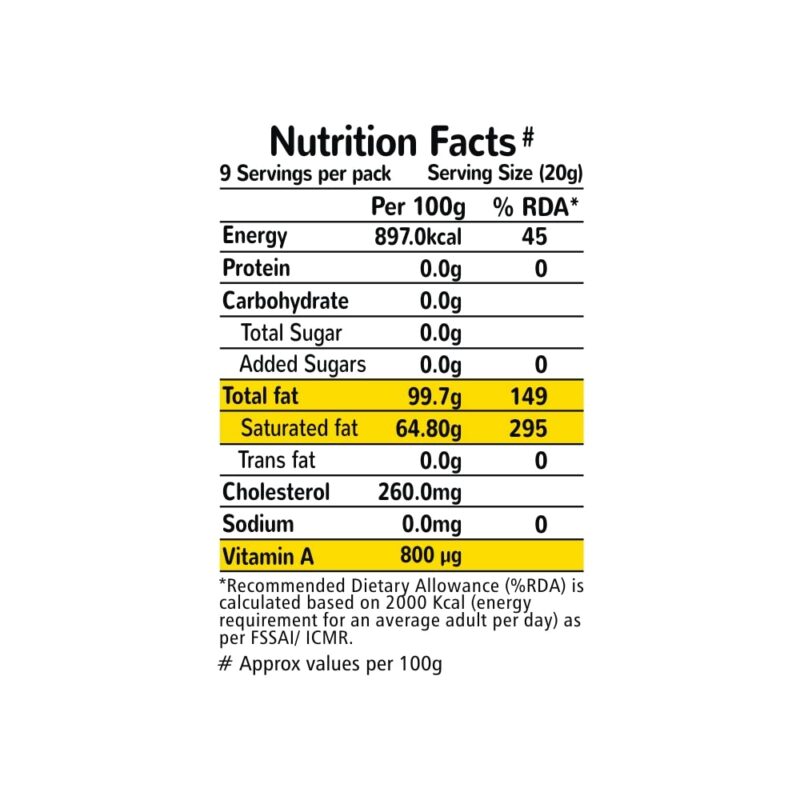 Akshayakalpa Organic Cow Ghee -195 ml – Pure organic ghee, traditionally-churned, chemical-free, granular ghee, nutritious by nature - Image 7
