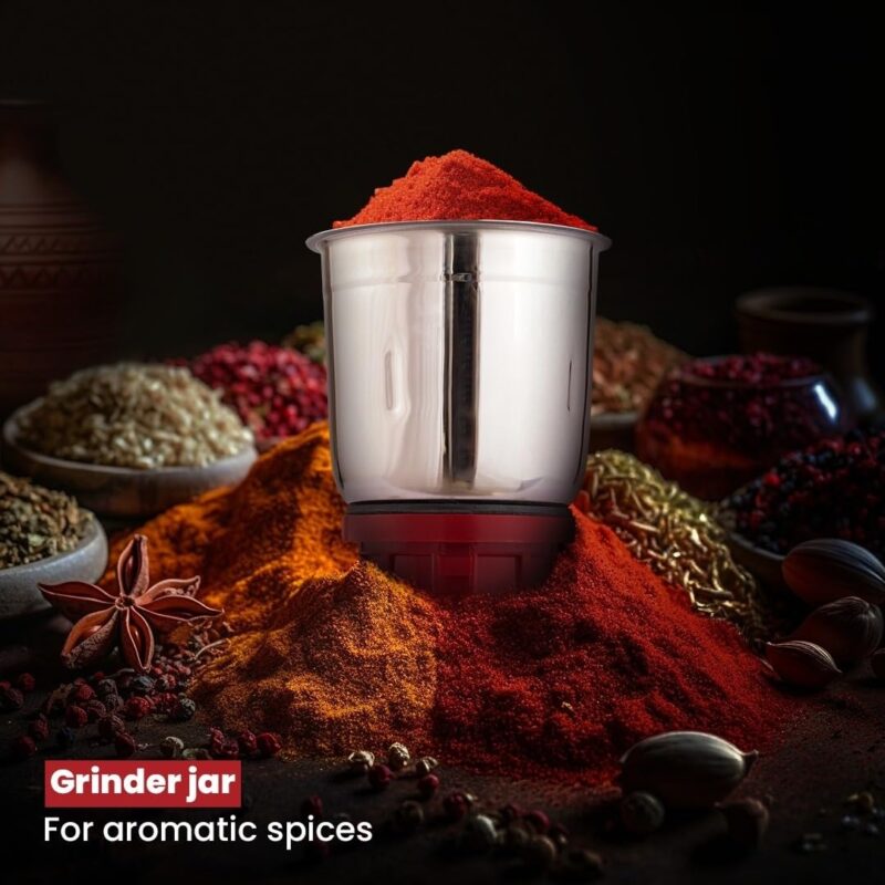 ACTIVA Pluto Pro Mixer Grinder 500W | 3 Jars | comes with 2 Year Warranty - Image 4