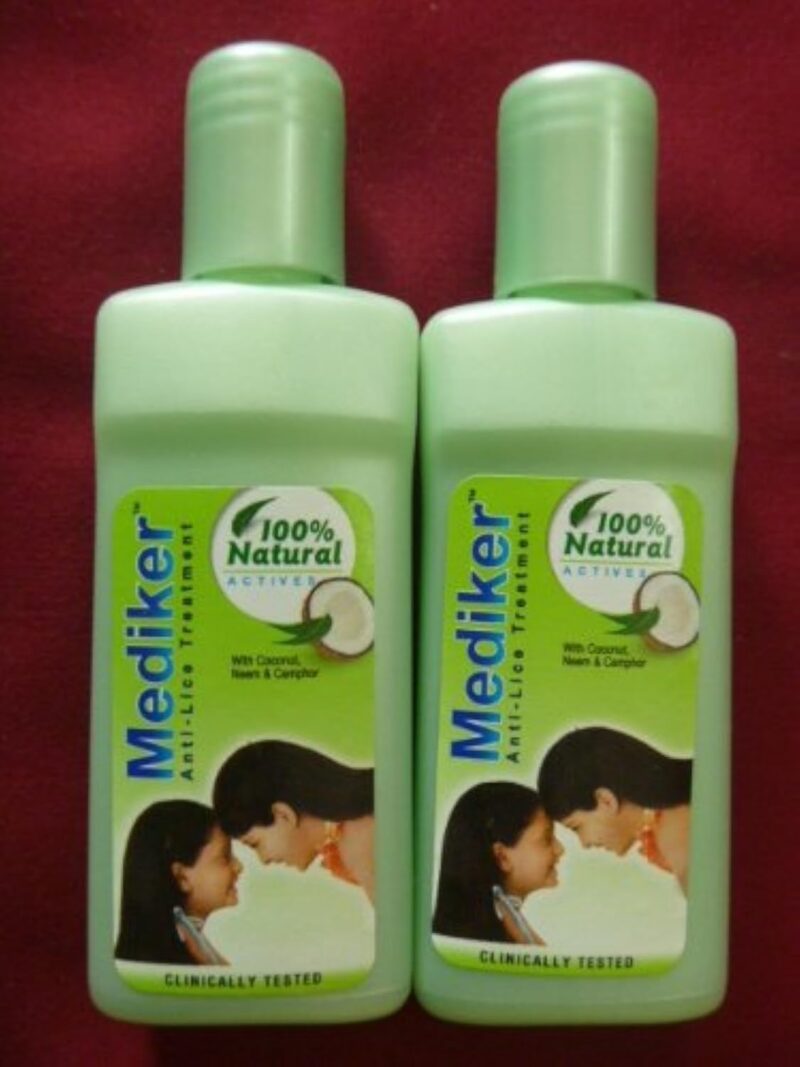 Mediker 2 X Anti Lice Remover Treatment Head Shampoo 100% Lice Remove 50ML X 2 = 100MLl