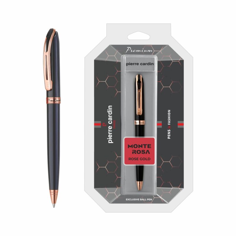 Pierre Cardin Monte Rosa Rose Gold Exclusive Ball Pen - Blue, Pack Of 1