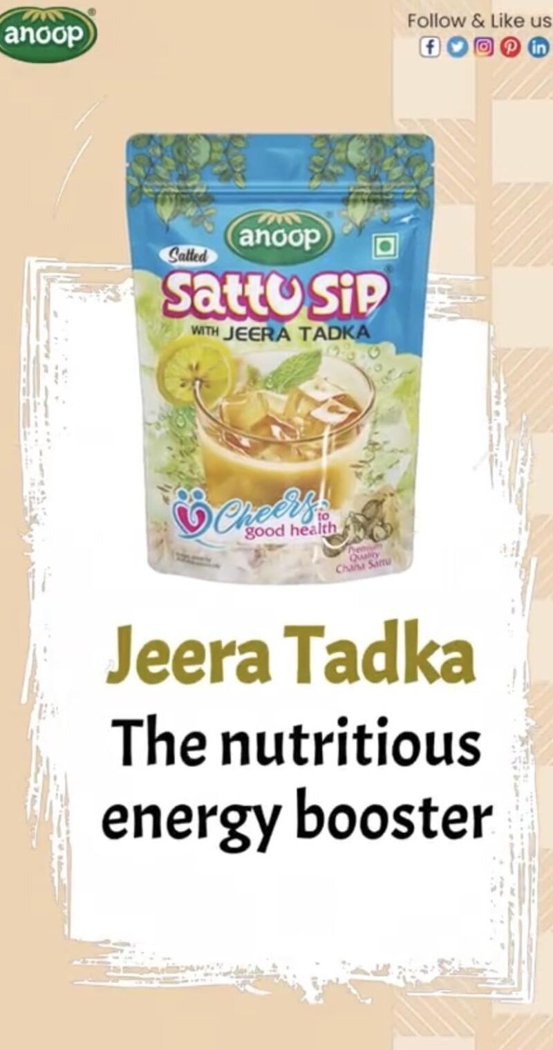 Anoop Sattu Sip (500gms*4) Pack of 4 (2kg) (Salted With Jeera Tadka) - Image 4