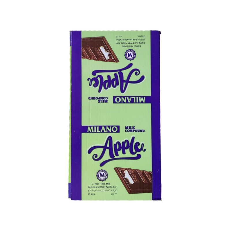 24x Milano Chocolate Bar 24pcs Box - 576g (Apple) - Image 9
