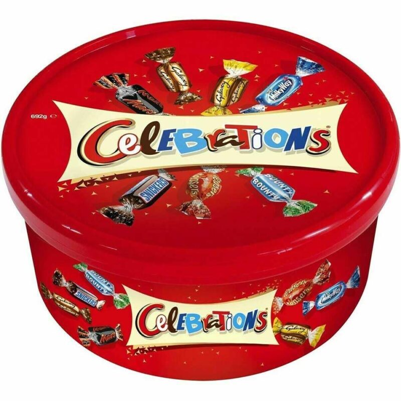 Celebration Chocolate Box Tub 600 Gm Imported (Uk)