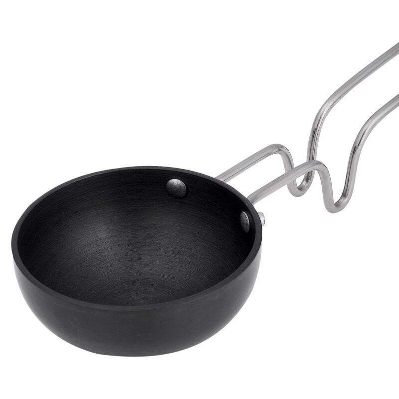 Big Tadka Pan | chhonk pan | Frying Pan | Dal Tadka Pan with Steel Handle for Kitchen Tossing pan, Oil Heater