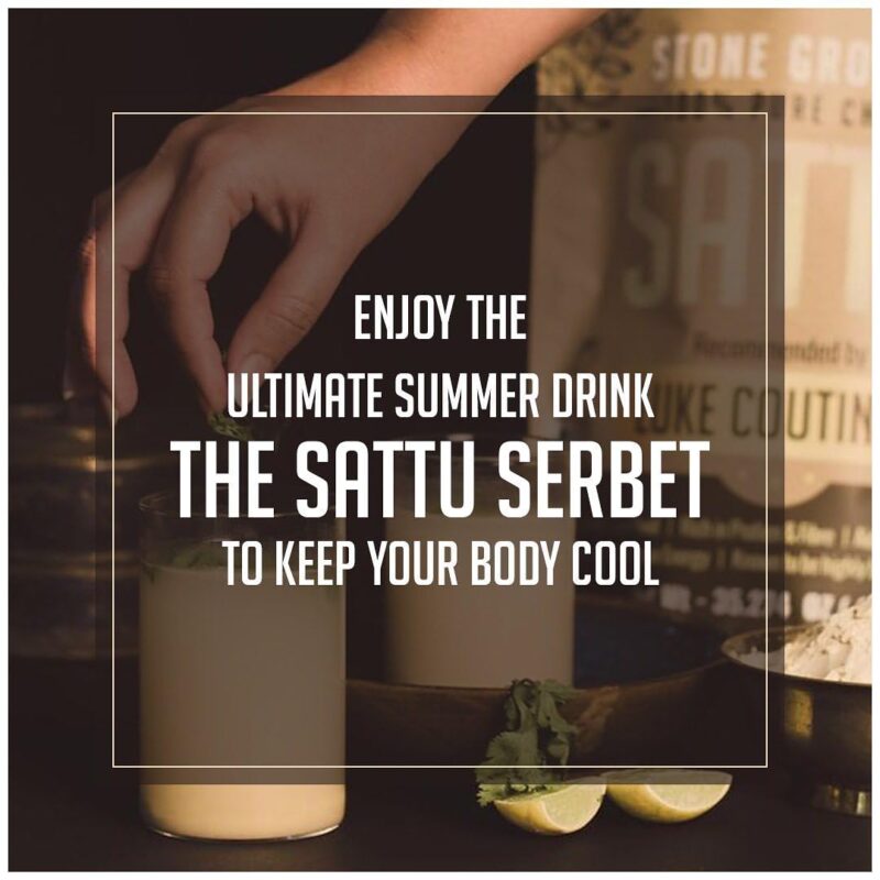 Adya Organics Sattu Powder | Gluten Free Roasted Black Chana Flour | 100% Natural & Gluten Free Chana Sattu l Atta with High Fiber | Sattu Drink Powder 1Kg- (Pack of 1) - Image 3