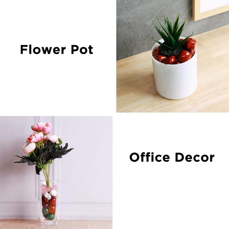 9Dzine Opalite Crystal Stone 100 Gm Natural Raw Tumble Stones Opalite Tumbled Gemstone Pebble for Reiki Healing Vastu Correction Aquarium Stones Crystal at Home Décor - Image 6