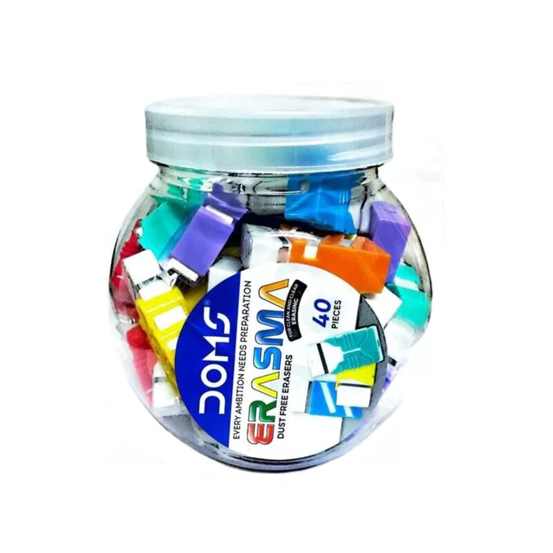DOMS ERASMA ERASER 40 PCS JAR