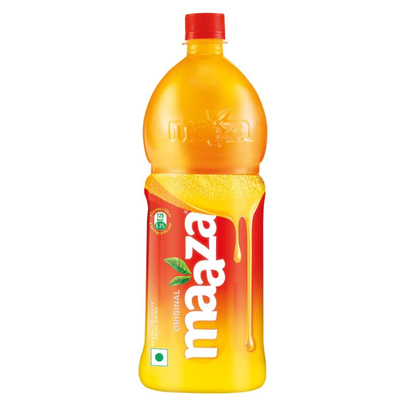 8x Maaza Mango Drink, Original Flavour, Pack of 8 - (1200ml each)