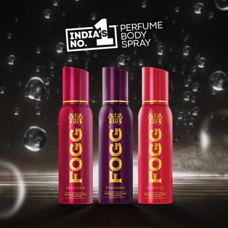4x FOGG Essence No Gas Essence Deodorant For Women, Long-Lasting Perfume Body Spray, 150 Ml each - Pack of 4 - Image 3