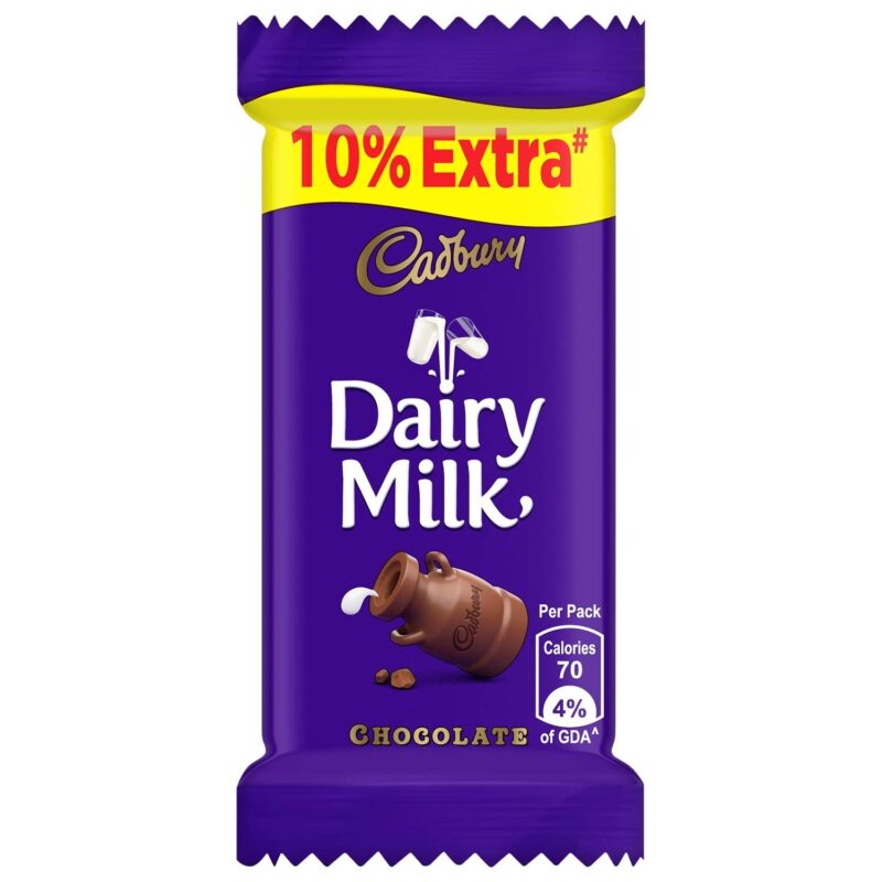 Cadbury Dairy Milk Chocolate Bar, 13.2g