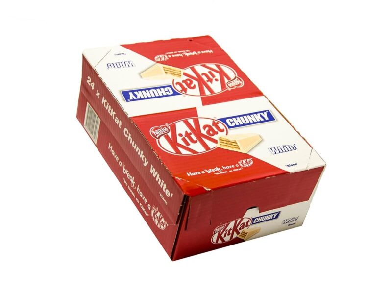 24x Nestle KitKat Chunky White Chocolate With Crispy Wafer Fingers With Layer of Smooth White Chocolate 40g X 24 Pieces Box - Image 4