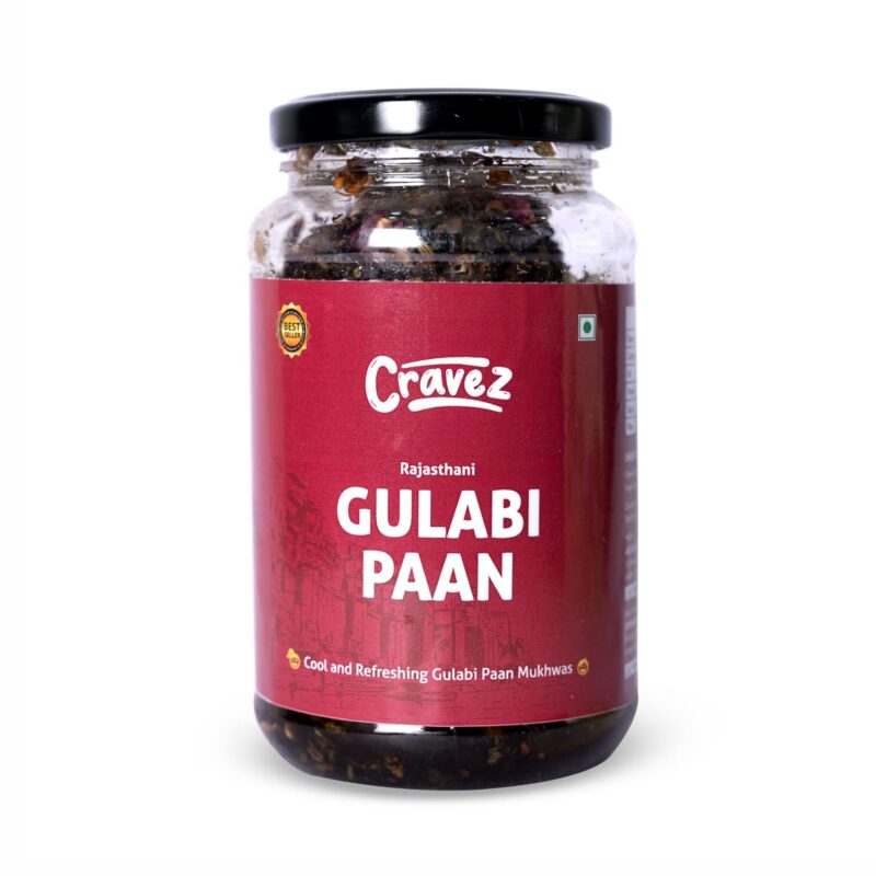 Cravez Paan Mouth Freshener | Refreshing & Digestive After Meal Snack Mukhvas | Hygienically Packed Mukhwaas (Gulabi Pan Mouth Freshner, 350)