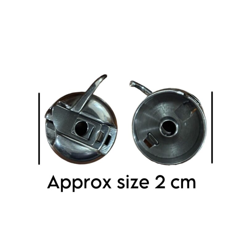 Zenith Original Bobbin Case for Singer/Usha/Brother and Other Front Loading Automatic Sewing Machines (Steel) - 3 Piece - Image 6