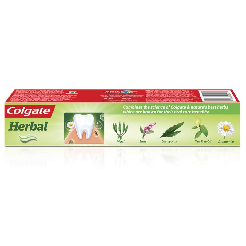 Colgate Herbal Toothpaste, 600g (200g x 3), With Goodness of Natural Ingredients for Healthy Teeth, Anticavity, strong teeth - Image 2